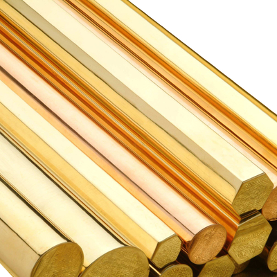 H62 H65 Brass And Copper Rod 1-10mm Diameter Bright Surface Customization
